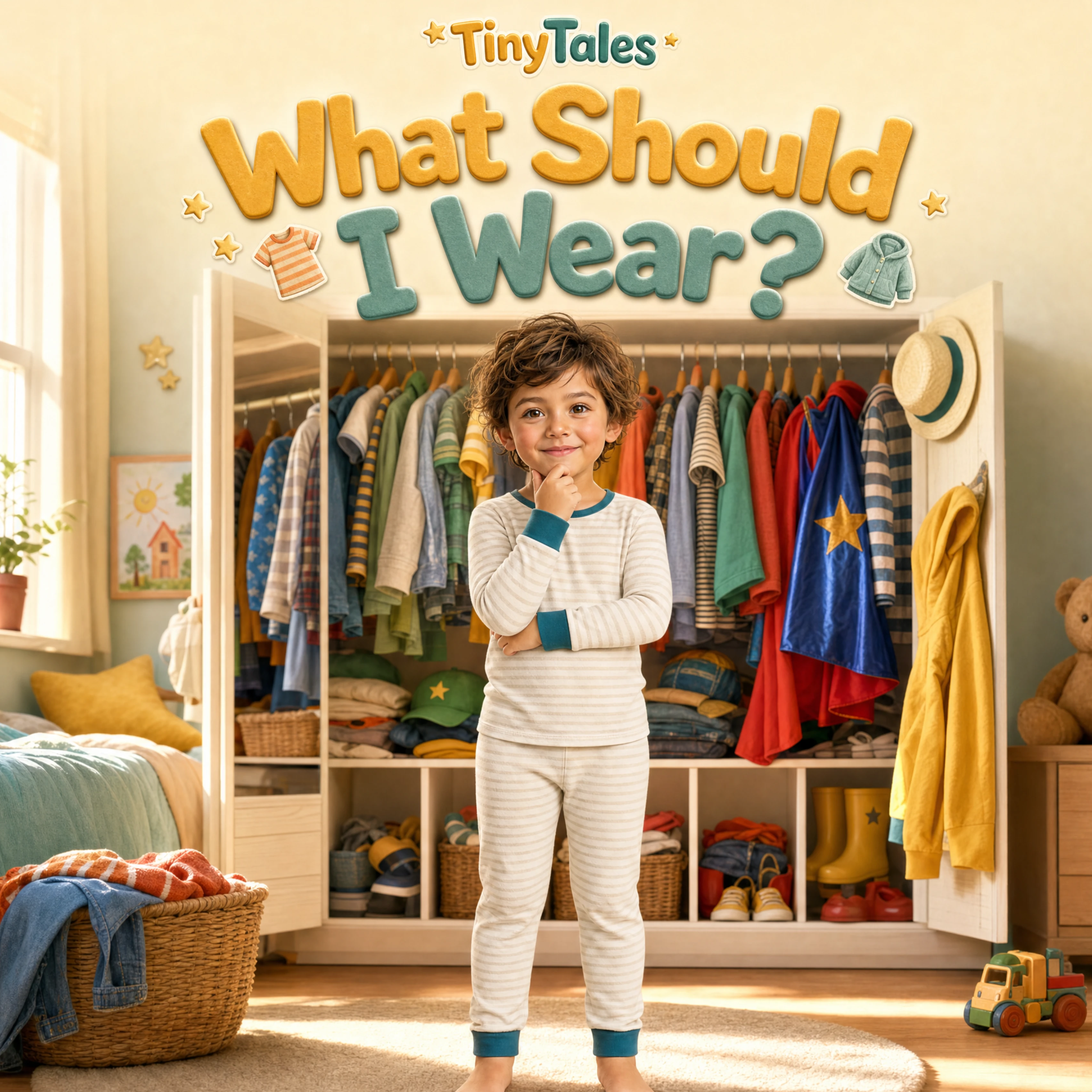 Cover of What Should I Wear, a personalized children's book
